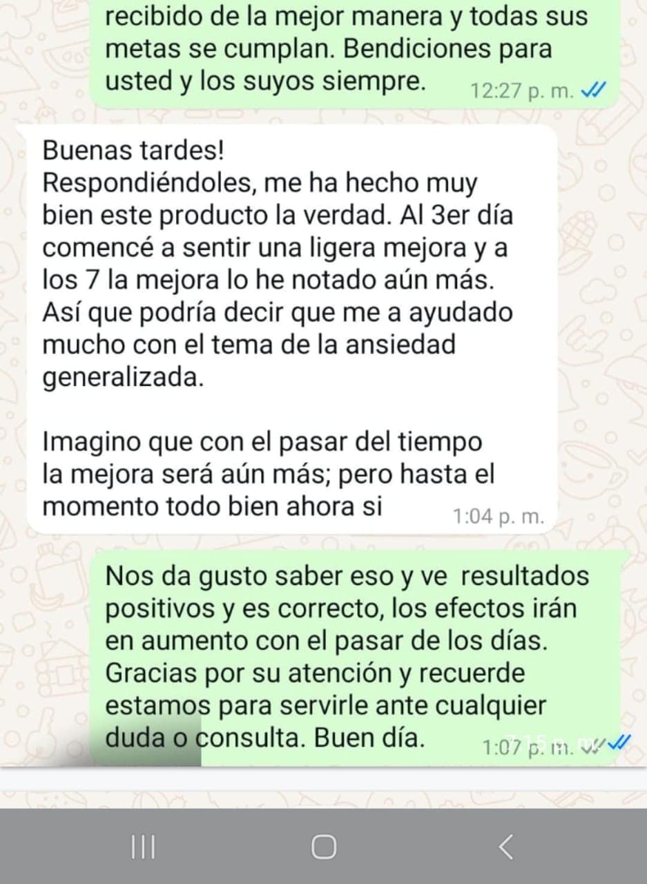 Captura de testimonio 5: Ansiedad generalizada