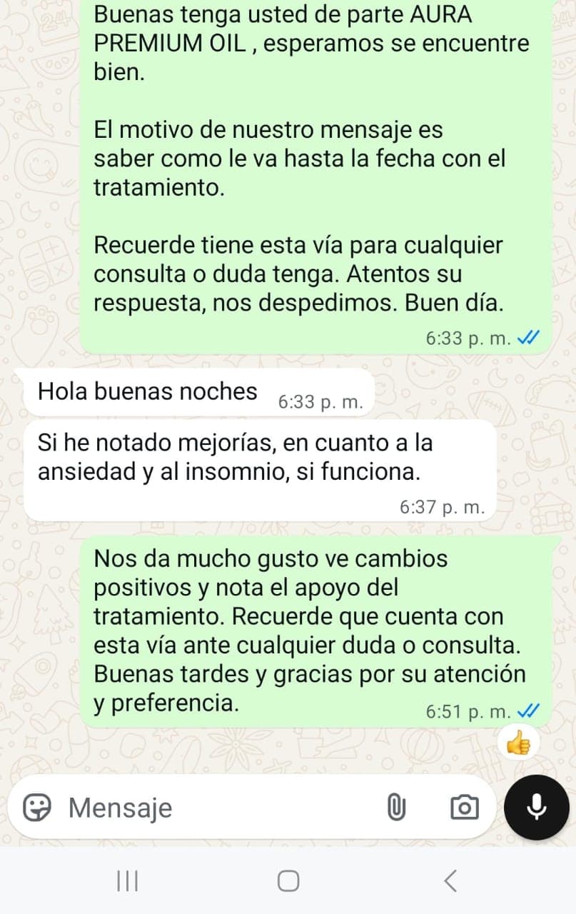 Captura de testimonio 6: Ansiedad e insomnio