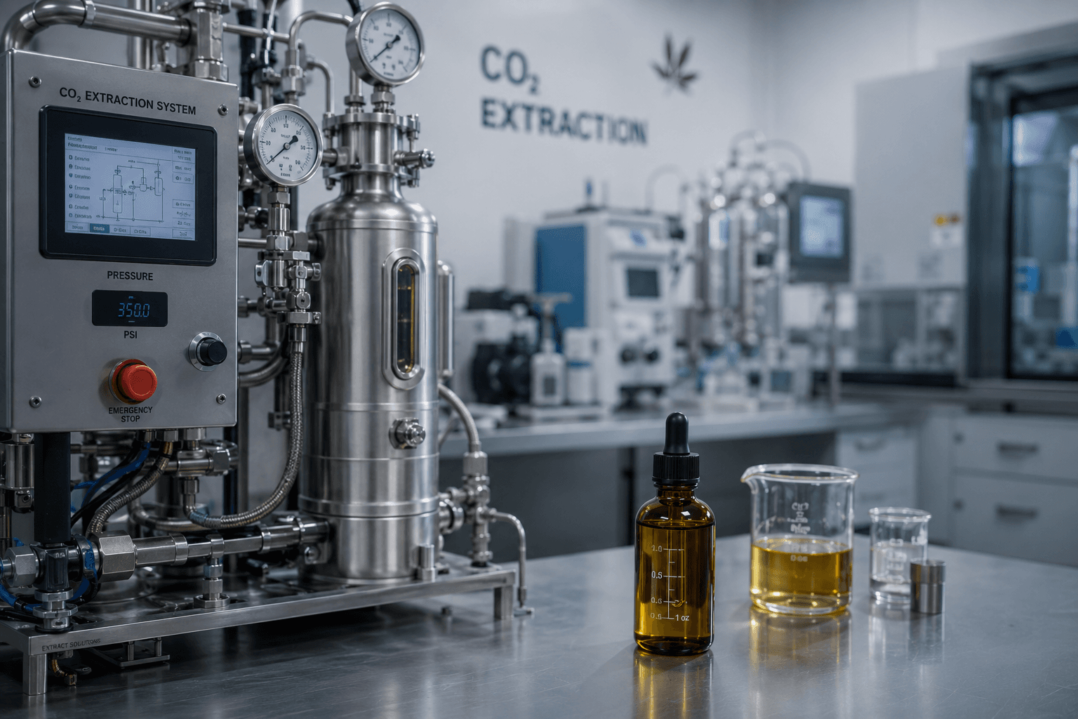 Sistema de extraccion por CO2 para aceites CBD